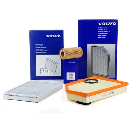 ORIGINAL Volvo Filterset 3-tlg S60 II S80 II V60 I V70 III XC60 I XC70 II D3 D4 D5