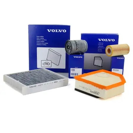 ORIGINAL Volvo Filterset 4-tlg S60 I V70 II XC70 I XC90 I 2.4 D / D5 126-185 PS bis Fgst.