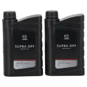 2 liters ORIGINAL Mazda engine oil Oil SUPRA DPF 0W-30 0W30 for DIESEL SKYACTIV