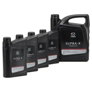 9 liters ORIGINAL Mazda engine oil Oil SUPRA-X 0W-20 0W20 GASOLINE SKYACTIV-X