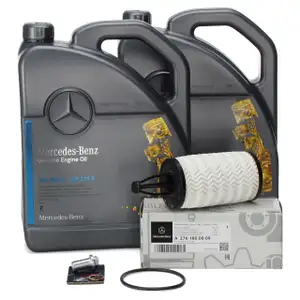 10L ORIGINAL Mercedes-Benz Motoröl ÖL 5W40 MB 229.5 + Ölfilter M276 2761800009