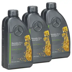 3L 3 liters ORIGINAL Mercedes-Benz engine oil OIL 5W30 5W-30 MB 229.52 000989330911
