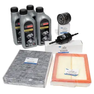 ORIGINAL Ford Inspektionskit + 4L Motor&ouml;l 5W30 FIESTA V FUSION 1.25 1.4 1.6