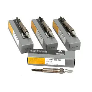 4x ORIGINAL Renault Glühkerze Clio Laguna Megane Scenic Twingo 1.5/1.9 dCi 7701069730