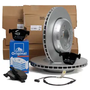 ORIGINAL BMW Bremsscheiben + ATE Bel&auml;ge + Wako 5er E60 540-550i 535d 6er E63 E64 hinten