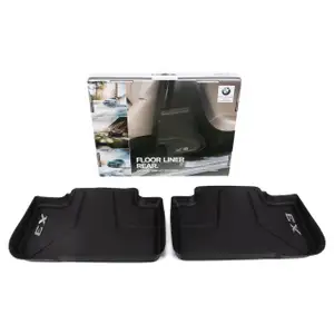 ORIGINAL BMW Gummimatten Fußmatten Satz 2-tlg X3 G01 iX3 G08 hinten 51472450515