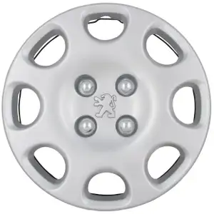 ORIGINAL Peugeot Radkappe Radblende 14 Zoll CUBA SILBER (1 Stück) 9648316280