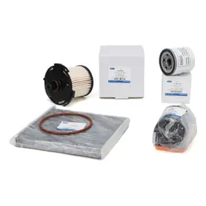 ORIGINAL Ford filter set, 4-piece filter package, Transit 2.2 TDCi 100-155 hp, 01/2014-07/2015