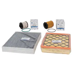 ORIGINAL Ford filter set filter package inspection kit, 4 pieces, Mondeo 5 MK5 1.5 TDCi 120 hp