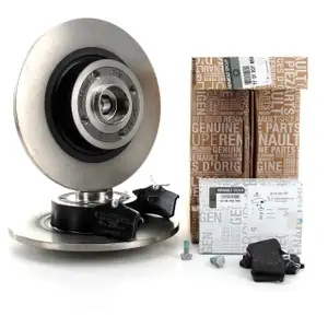 ORIGINAL Renault Bremsen Kit Bremsscheiben + Bremsbeläge + Radlager Set hinten