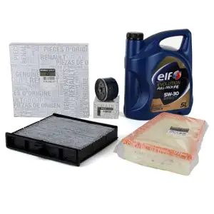 ORIGINAL Renault inspection kit + 5 L Elf Evolution 5W-30 for GRAND / SCENIC II