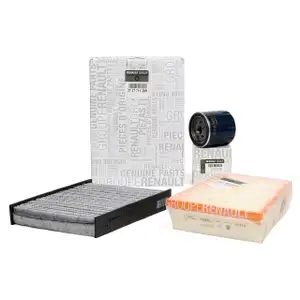 ORIGINAL Renault Filterpaket Inspektionskit Filterset GRAND / SCENIC III 1.5 dCi