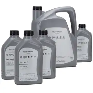 9L 9 liters ORIGINAL VW engine oil Oil 5W40 SPECIAL G GASOLINE 502.00 505.00 GS55502M