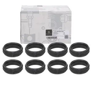 8x ORIGINAL Mercedes-Benz Zwischenst&uuml;ck Dichtung Saugrohr M116 M117 M119 117140026564