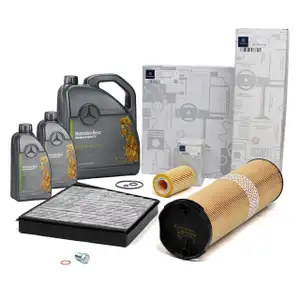 ORIGINAL Mercedes-Benz inspection kit + 7L 5W30 engine oil W211 S211 E200/220CDI