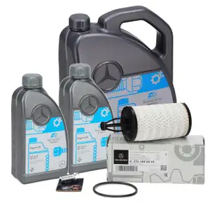 7L ORIGINAL Mercedes-Benz engine oil OIL 5W40 MB 229.5 + oil filter M276 2761800009