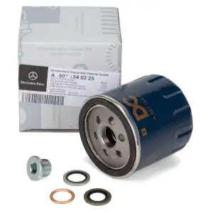 ORIGINAL MERCEDES-BENZ Ölfilter + Schraube W176 W246 CITAN W415 C117 X117 X156 OM607