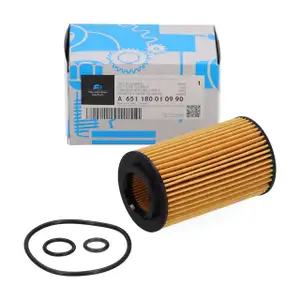 ORIGINAL Mercedes &Ouml;lfilter W176 W246 W204 W205 W212 B906 B907 1.8/2.1D OM651 651180010990