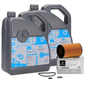 10L ORIGINAL Mercedes-Benz StarParts 5W-30 MB 229.51 Motor&ouml;l + &Ouml;lfilter OM651