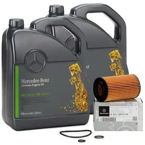 10L ORIGINAL Mercedes 5W-30 MB 229.52 Motoröl + Ölfilter W176 W204 W205 W212 OM651