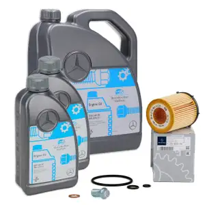 7 Liter ORIGINAL Mercedes-Benz &Ouml;L Motor&ouml;l 5W30 MB 229.51 + &Ouml;lfilter 2701800109