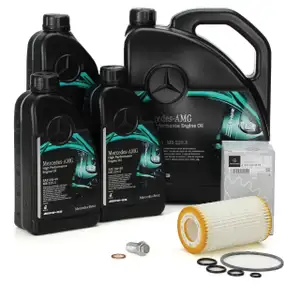 8L ORIGINAL Mercedes AMG High performance 0W40 + Ölfilter M112 M113 32/43/55AMG