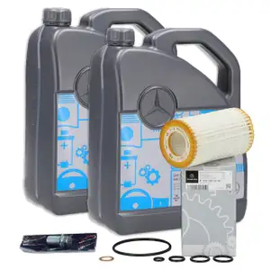 10 Liter ORIGINAL Mercedes-Benz Motor&ouml;l &Ouml;l 5W-30 MB 229.51 + &Ouml;lfilter 0001802609