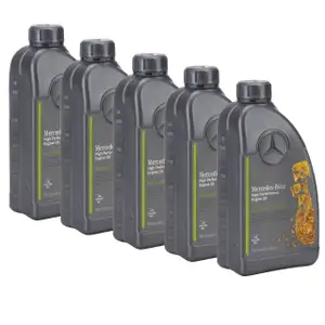 5L 5 liters ORIGINAL Mercedes-Benz engine oil Oil 0W-40 MB 229.52 000989750911
