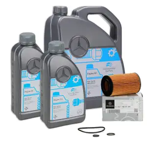 7L 7 Liter ORIGINAL Mercedes Motor&ouml;l &Ouml;l 5W30 MB 229.51 + &Ouml;lfilter 6511800109