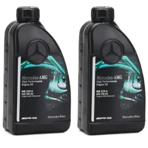 2L ORIGINAL Mercedes AMG High Performance Motoröl Öl 0W40 MB 229.5 000989650811