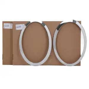 2x ORIGINAL Mini decorative ring headlight CHROME F55 F56 F57 left + right