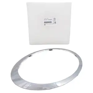 ORIGINAL Mini CHROME cover trim ring headlight R55 R56 R57 R58 left 51137149905