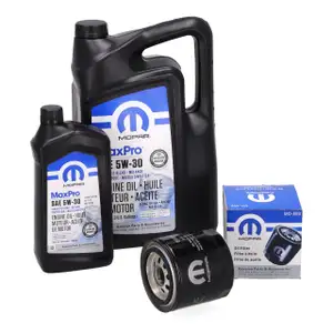 5,946 Liter MOPAR 5W-30 Motor&ouml;l + &Ouml;lfilter CHRYSLER 300C (LX, LE) Sebring (JS)
