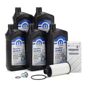4.73L MOPAR 0W20 engine oil + oil filter ALFA ROMEO Giulia 952 Stelvio 949 2.2D 136-209 hp