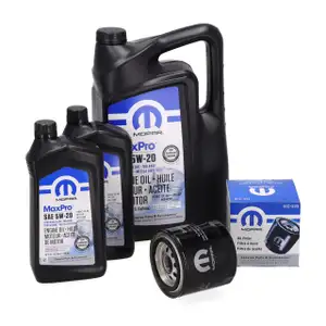 6,892 Liter MOPAR 5W-20 Motor&ouml;l + &Ouml;lfilter CHRYSLER 300C (LX, LE) Sebring (JS)