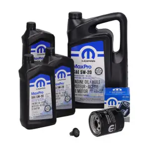 8L MOPAR 5W-20 Motor&ouml;l + &Ouml;lfilter CHRYSLER 300C 2.7 3.5 ab 01.2009 Sebring 2.0 VVT