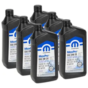 6x 946ml MOPAR 0W20 engine oil CHRYSLER DODGE JEEP RAM FIAT ALFA ROMEO K68218950AB