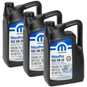 15L MOPAR 5W-20 Engine Oil CHRYSLER DODGE JEEP RAM FIAT ALFA ROMEO K68218891AA
