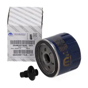 ORIGINAL Fiat MOPAR &Ouml;lfilter + Schraube 500X 334 Tipo 356 357 1.0 1.3 1.5 T4 Hybrid