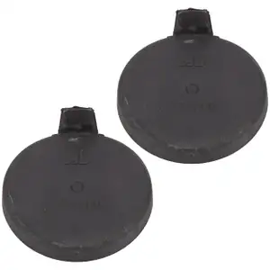 2x ORIGINAL Fiat cover cap for headlight 75mm 500 500C 500L 77364608