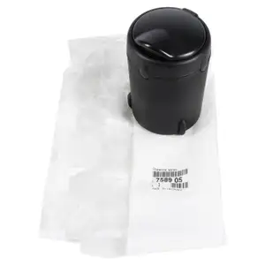 ORIGINAL Citroen Peugeot ashtray with lid BLACK ROUND 7589.05