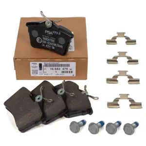 ORIGINAL Citroen Peugeot brake pads Berlingo 308 I 5008 Partner rear 1668247580