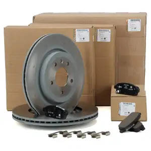 ORIGINAL Opel Bremsen Kit Bremsscheiben + Bel&auml;ge ZAFIRA TOURER C 17 Zoll hinten