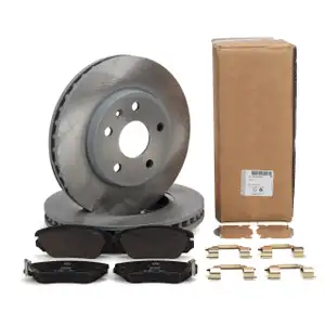 ORIGINAL Opel Bremsscheiben + Bremsbel&auml;ge INSIGNIA A 16 Zoll POC J60 vorne 1680584980