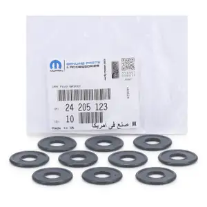 10x MOPAR sealing ring oil drain plug OPEL Insignia B 2.0 CDTI 174 hp F20DVH 24205123