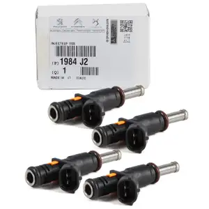 4x ORIGINAL PSA MOPAR Einspritzventil C3 C4 C5 DS3 DS4 207 208 308 508 1.4/1.6 16V 1984.J2