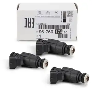 3x ORIGINAL PSA OPEL MOPAR Einspritzventil C1 C3 108 208 308 Corsa F 1.2 9676017480