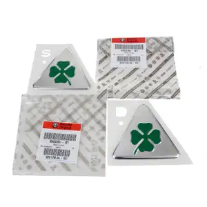 2x ORIGINAL Alfa Romeo Quadrifoglio emblem fender GIULIETTA 940 LEFT+RIGHT