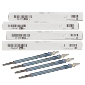 4x ORIGINAL PSA glow plug Berlingo C3 208 301 308 508 Expert 1.5 BlueHDi 9809088180