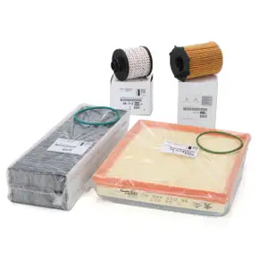 ORIGINAL PSA Opel filter set, 4 pieces, Berlingo C4 Picasso 2, 3008, 5008, Partner 1.6 BlueHDi